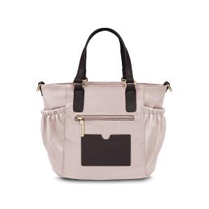 B.S.D.S冰山袋鼠 - 知性巴黎 - 優雅美學手提兩用微笑包 - 奶茶杏【J2028-C】