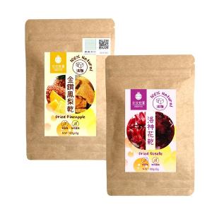 日日好菓 後山酸甜  (低糖鳳梨乾60g x2+低糖洛神花乾60g x1)