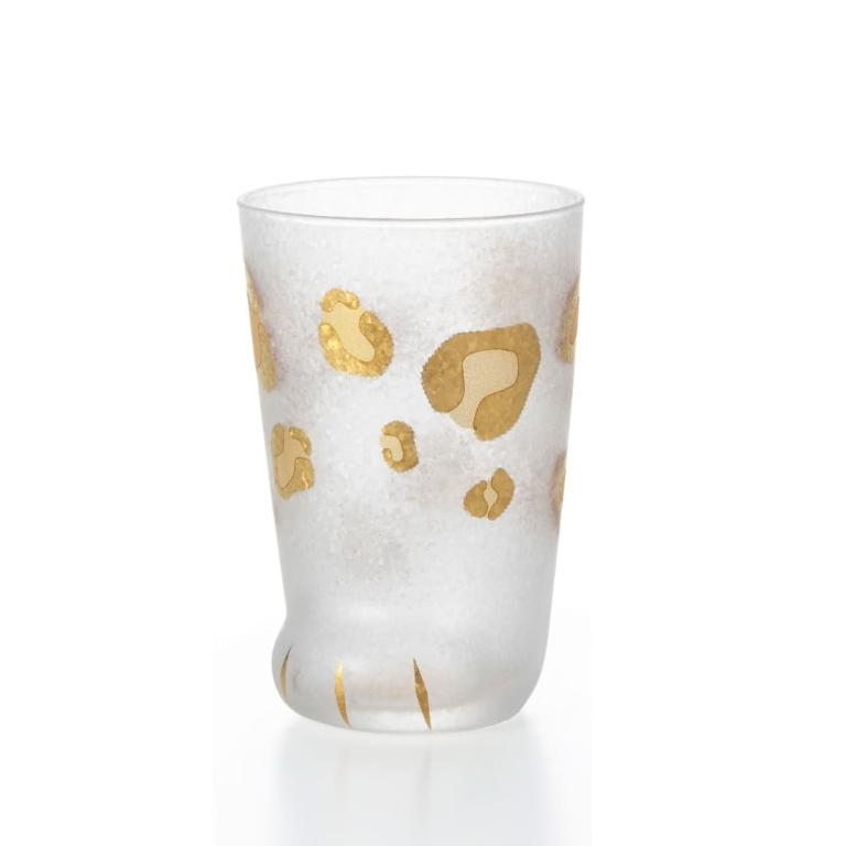 ADERIA 日本金箔虎斑貓腳杯禮盒 300ml/單入盒裝