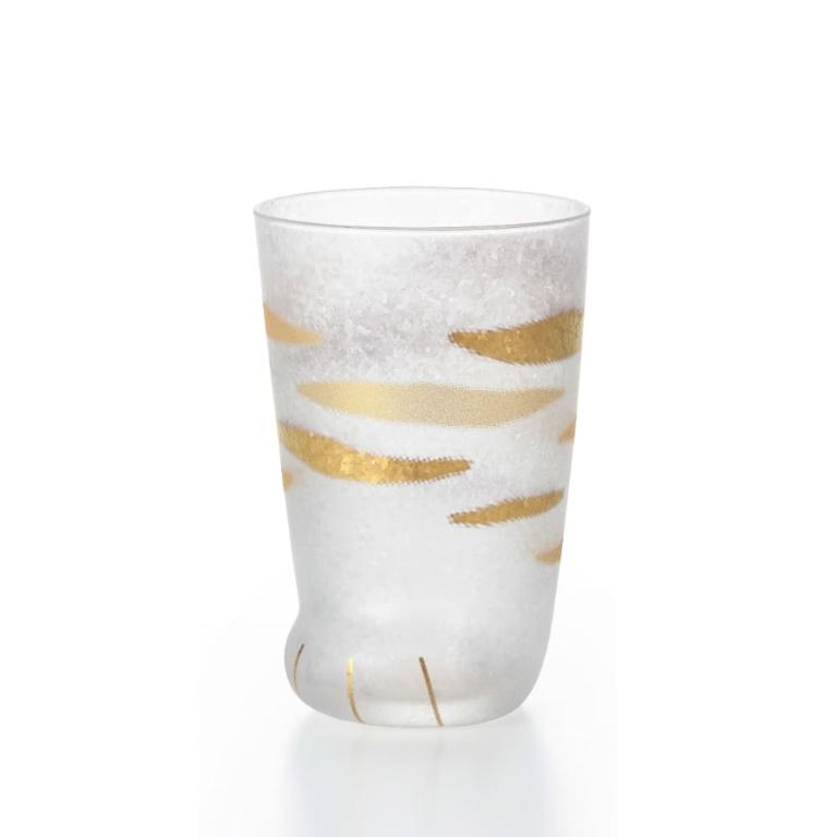 ADERIA 日本金箔橘貓貓腳杯禮盒 300ml/單入盒裝