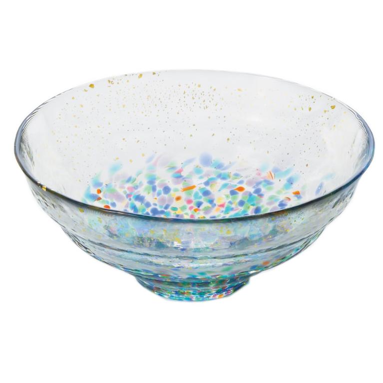 日本津輕 手作金彩祭典琉璃缽/1入