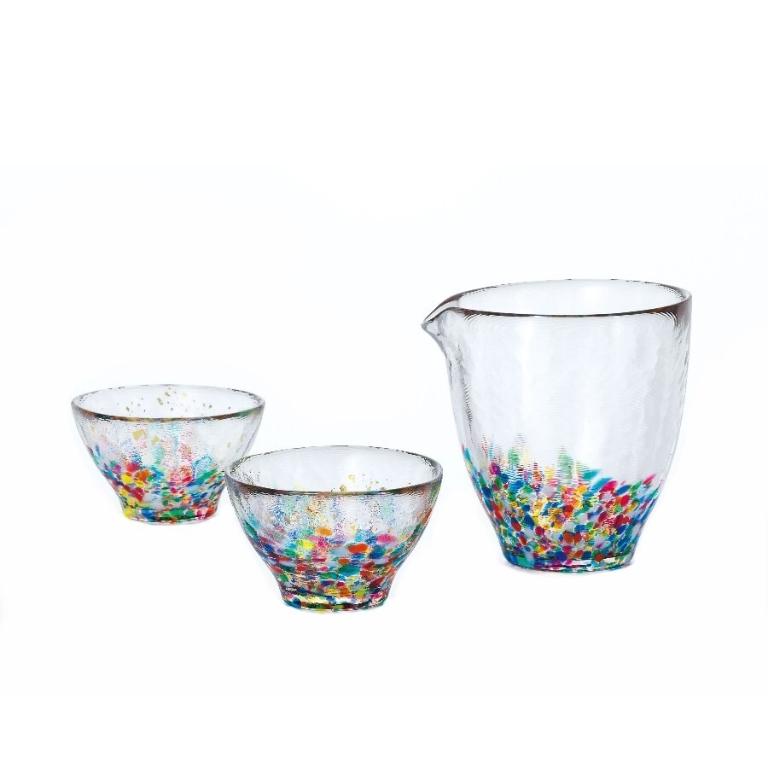 日本津輕 手作睡魔祭禮盒組 (1公杯+2清酒杯)/1組