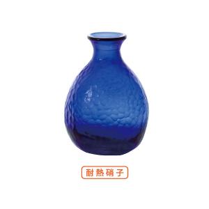 日本津輕 手作藍色耐熱清酒壺(小)-190ml/1入