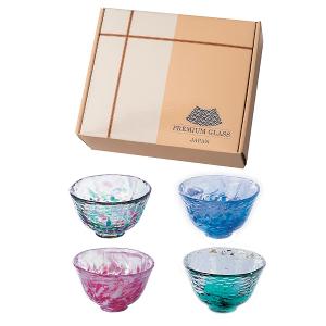 日本津輕 手作清酒杯組(4入禮盒組)/1組