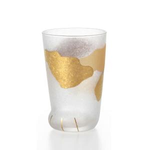 ADERIA 日本金箔三花貓腳杯禮盒 300ml/單入盒裝