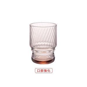 ADERIA 日本亞德利可疊式強化棕色水杯-235ml/6入