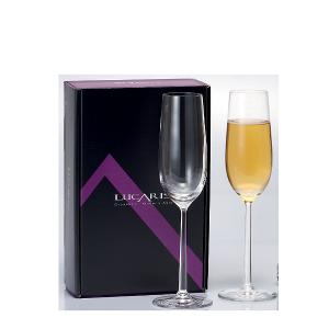 Lucaris 上海系列無鉛水晶香檳杯-250ml(2入方形禮盒組)/1組