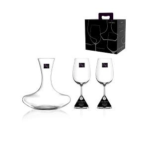 Lucaris 無鉛水晶醒酒瓶+波爾多無鉛水晶紅酒杯禮盒組 (曼谷+上海)/1組