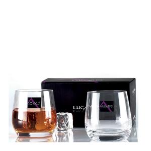 Lucaris 香港系列無鉛水晶威士忌杯-370ml(2入禮盒組)/1組