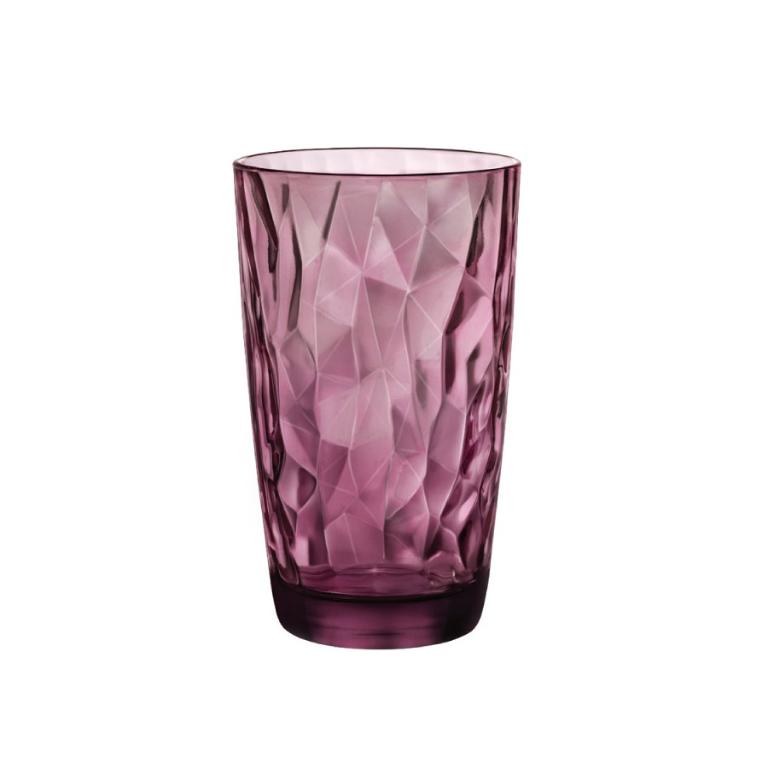 Bormioli Rocco 鑽石飲料杯-470ml(紫)/6入