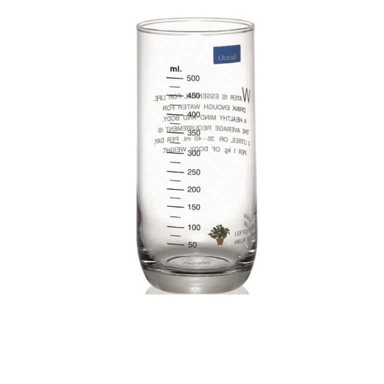 Ocean Body&Mind 刻度花杯-625ml/6入