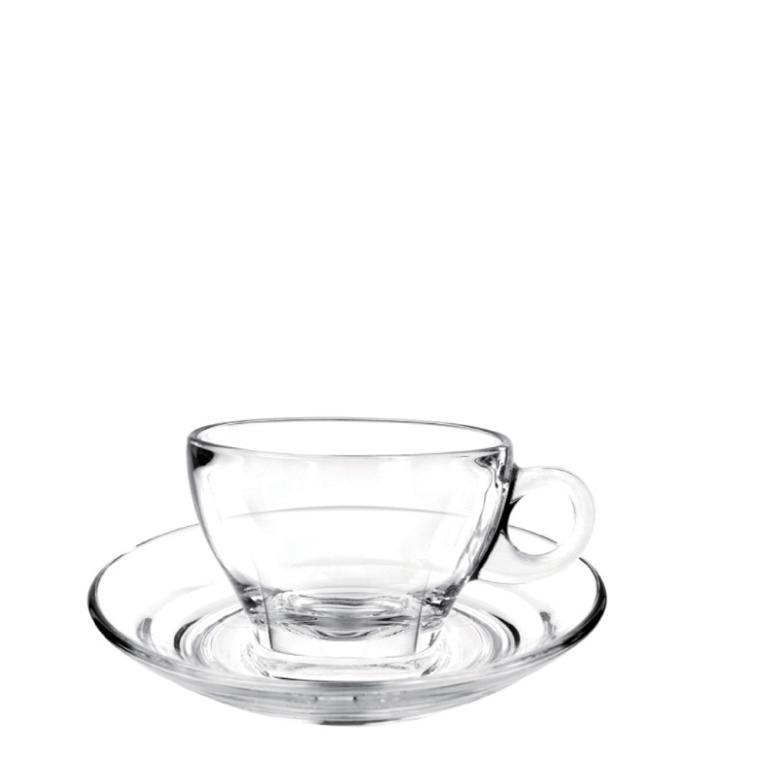 Ocean 可啡拿鐵咖啡杯盤組-260ml(6杯+6盤)/6組