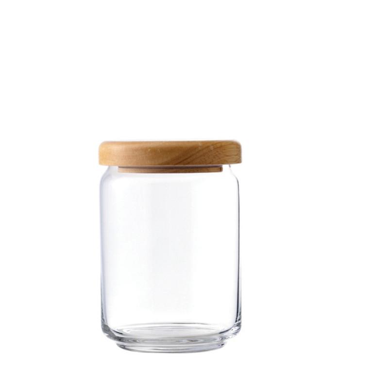 Ocean 木蓋儲物罐-650ml/1入