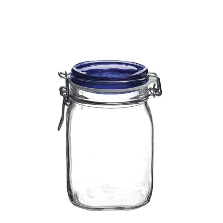 Bormioli Rocco 藍蓋密封罐-1120ml/1入