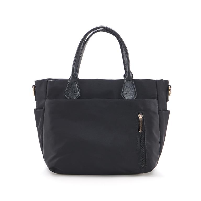 B.S.D.S冰山袋鼠 - 知性巴黎 - 優雅美學手提兩用蝙蝠包 - 經典黑【J2023-K】