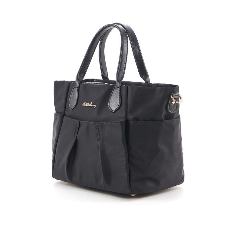 B.S.D.S冰山袋鼠 - 知性巴黎 - 優雅美學加大款多層泡芙包 - 經典黑【J2024-K】