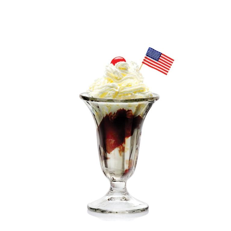 Ocean 直紋聖代杯-225ml/6入