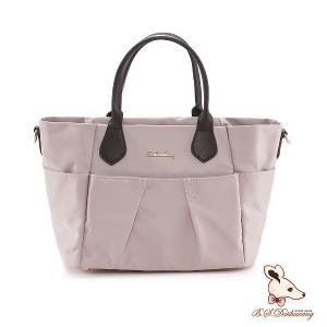 B.S.D.S冰山袋鼠 - 知性巴黎 - 優雅美學加大款多層泡芙包 - 奶茶杏【J2024-C】