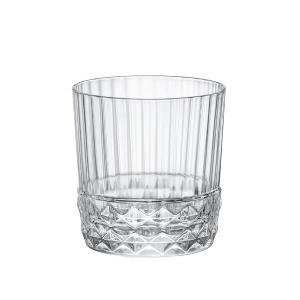 Bormioli Rocco 美式復古雕紋無鉛水晶洛克杯-300ml/6入