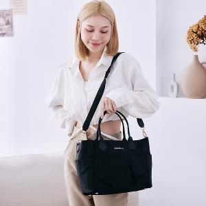 B.S.D.S冰山袋鼠 - 知性巴黎 - 優雅美學加大款多層泡芙包 - 經典黑【J2024-K】