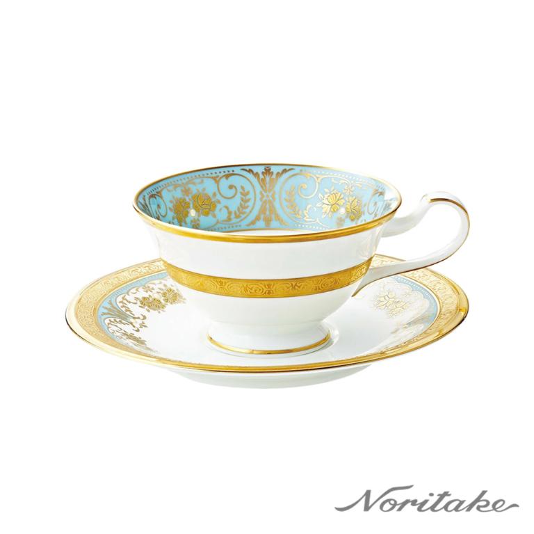 Noritake 王者之尊紅茶單客杯(藍色)(骨瓷)(精緻禮盒)