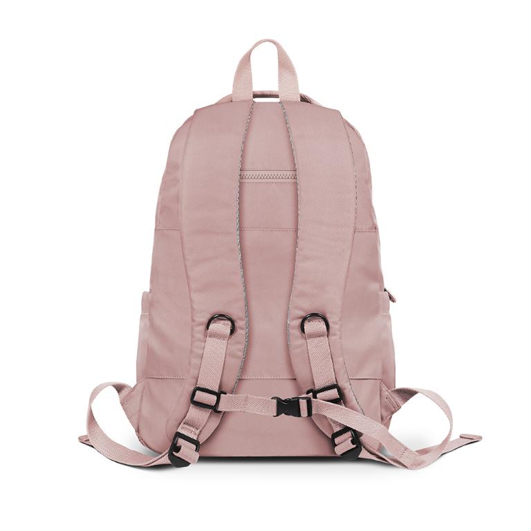 B.S.D.S冰山袋鼠 - 時光旅人 - 知性多口袋附插袋胸扣後背包 - 奶茶杏【B1252C】