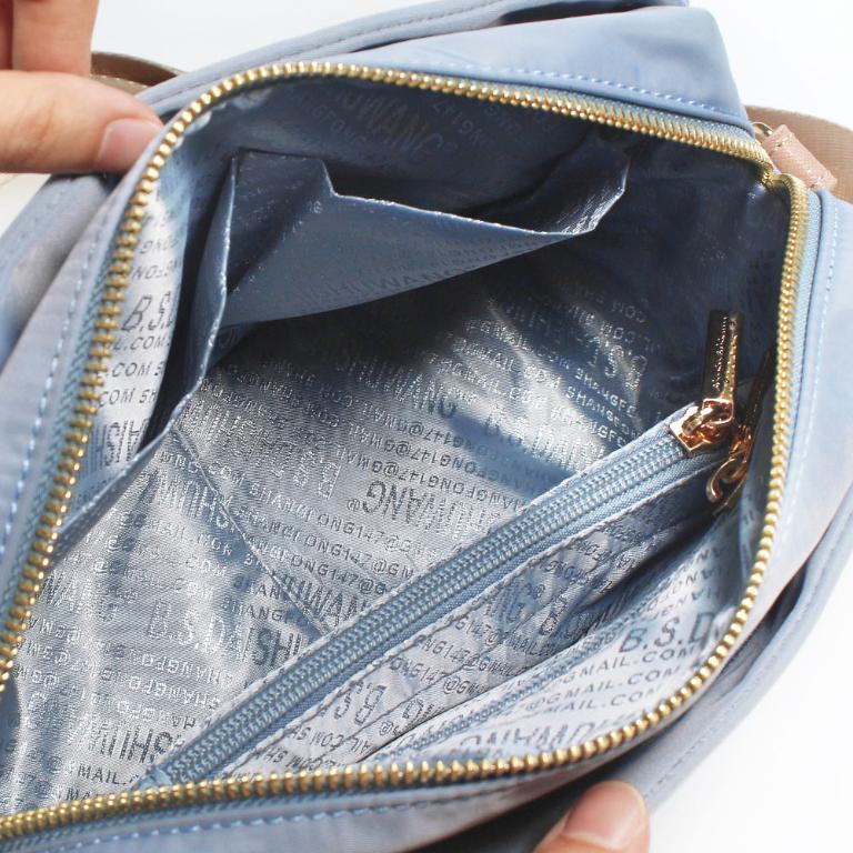 B.S.D.S冰山袋鼠 - 知性巴黎 - 優雅美學多層收納斜背包 - 抹茶綠【J2026-G】