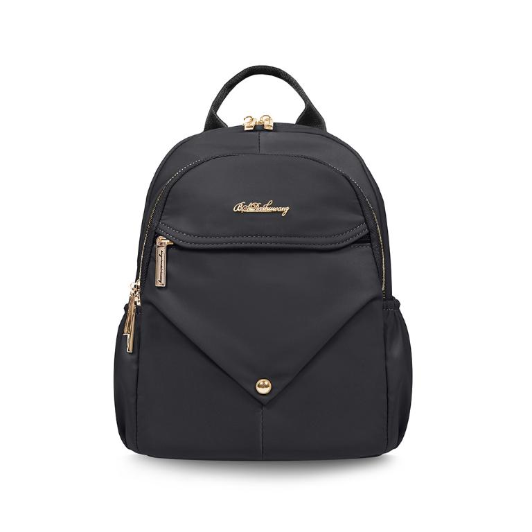 B.S.D.S冰山袋鼠 - 知性巴黎 - 優雅美學實搭多層後背包 - 經典黑【J2025-K】