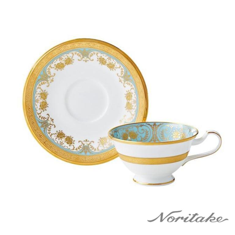 Noritake 王者之尊紅茶單客杯(藍色)(骨瓷)(精緻禮盒)