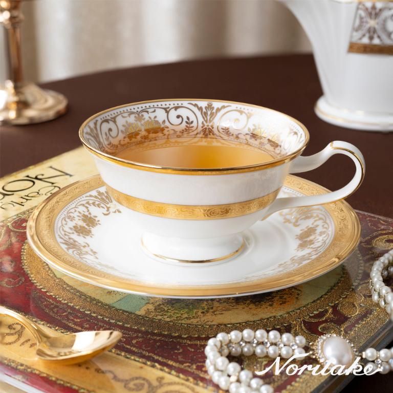 Noritake 王者之尊紅茶單客杯(白色)(骨瓷)(精緻禮盒)