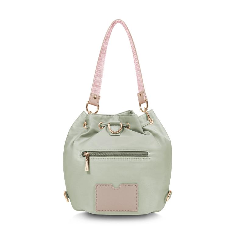 B.S.D.S冰山袋鼠 - 知性巴黎 - 優雅美學多層三用水桶包 - 抹茶綠【J2027-G】