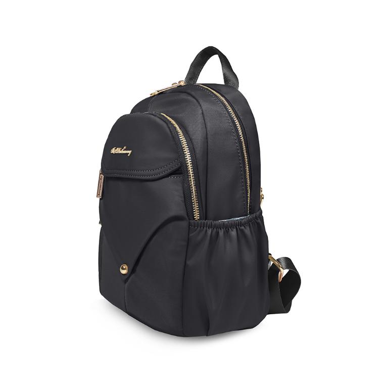 B.S.D.S冰山袋鼠 - 知性巴黎 - 優雅美學實搭多層後背包 - 經典黑【J2025-K】