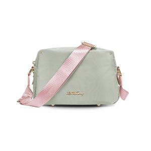 B.S.D.S冰山袋鼠 - 知性巴黎 - 優雅美學多層收納斜背包 - 抹茶綠【J2026-G】