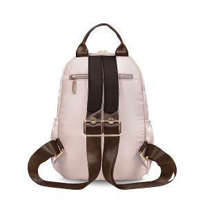 B.S.D.S冰山袋鼠 - 知性巴黎 - 優雅美學實搭多層後背包 - 奶茶杏【J2025-C】