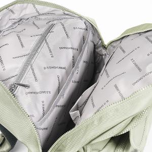 B.S.D.S冰山袋鼠 - 時光旅人 - 知性多口袋附插袋胸扣後背包 - 奶茶杏【B1252C】