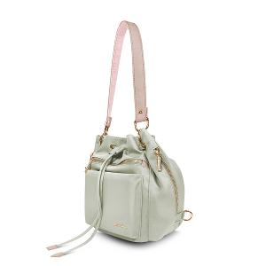 B.S.D.S冰山袋鼠 - 知性巴黎 - 優雅美學多層三用水桶包 - 抹茶綠【J2027-G】