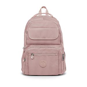 B.S.D.S冰山袋鼠 - 時光旅人 - 知性多口袋附插袋胸扣後背包 - 奶茶杏【B1252C】