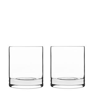 Luigi bormioli 無鉛水晶直筒威士忌杯-320ml(兩入禮盒組)/1組