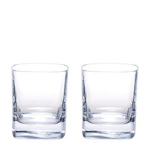Luigi bormioli 無鉛水晶正方形威士忌杯-350ml(兩入禮盒組)/1組