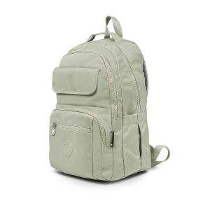 B.S.D.S冰山袋鼠 - 時光旅人 - 知性多口袋附插袋胸扣後背包 - 抹茶綠【B1252MG】