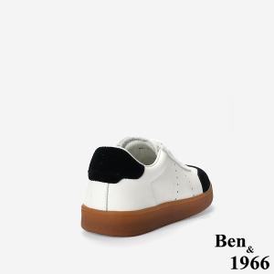Ben&1966高級頭層牛皮舒適德訓鞋-黑(256111)