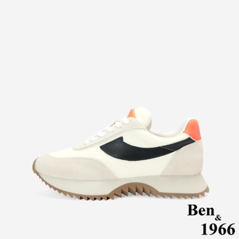 Ben&1966隨興街頭風厚底Q軟休閒鞋-淺粉(256041)