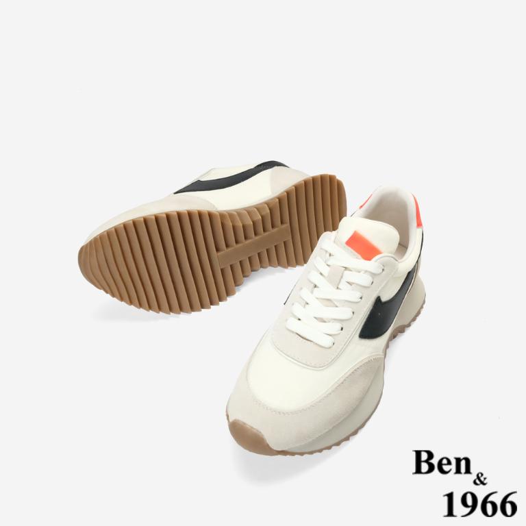 Ben&1966隨興街頭風厚底Q軟休閒鞋-淺粉(256041)