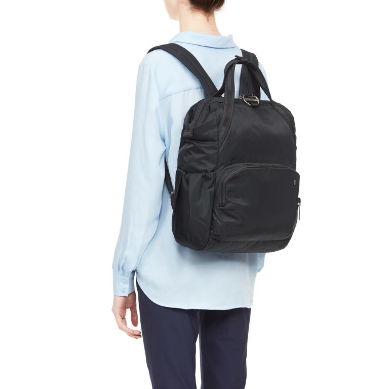 Pacsafe Citysafe CX ECONYL® Fabric 防盜後背包(17L)-玫瑰粉