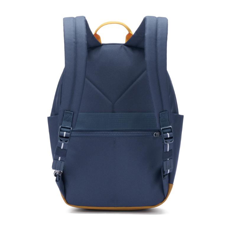 Pacsafe Go隨行防盜後背包15L-海岸藍