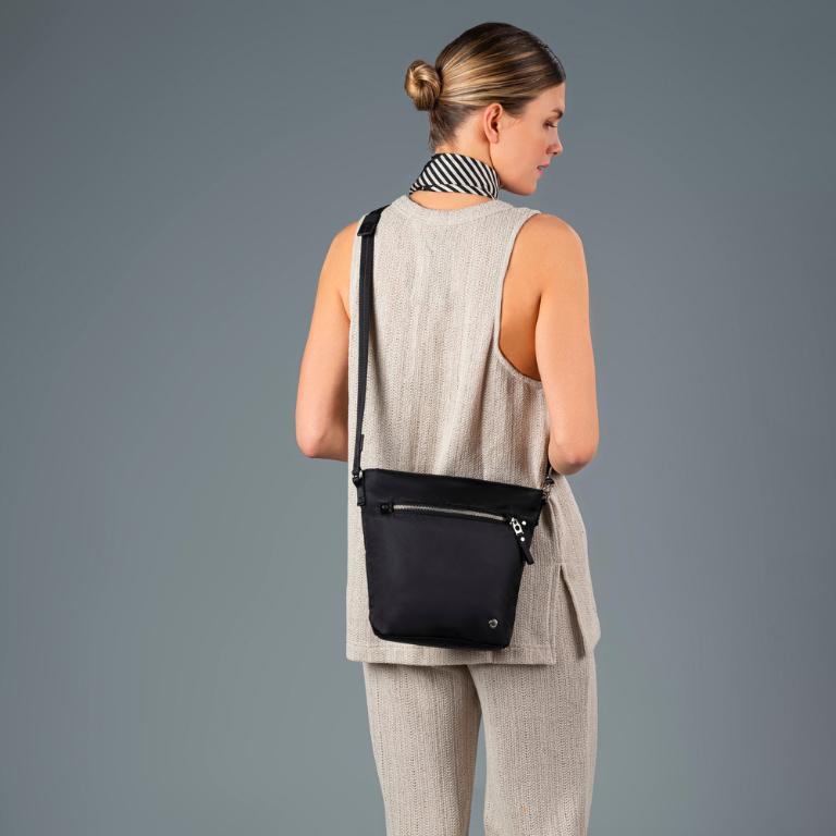 Pacsafe W 防盜斜肩包3L-黑色