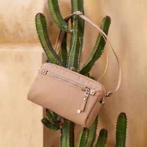 Pacsafe W 三用防盜手拿側背包1L-褐色