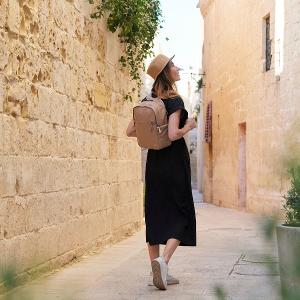 Pacsafe W 防盜後背包10L-褐色