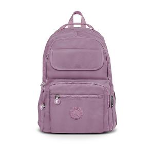 B.S.D.S冰山袋鼠 - 時光旅人 - 知性多口袋附插袋胸扣後背包 - 深芋紫【B1252U】