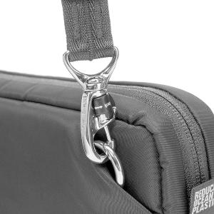 Pacsafe W 三用防盜手拿側背包1L-黑色